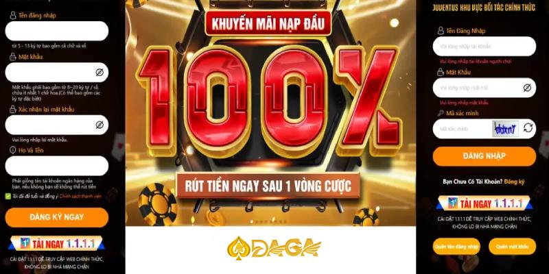 Đăng ký chính thức tại daga